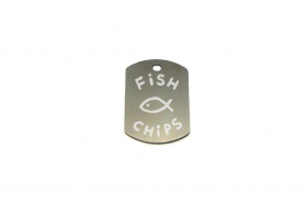 Médaille PLAQUE Fish & Chips