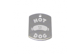 Médaille PLAQUE HOT DOG