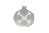 médaille motif croix d'os