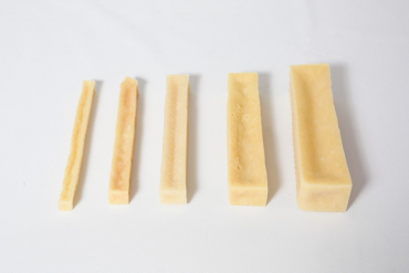 Tailles bâtonnets de fromage