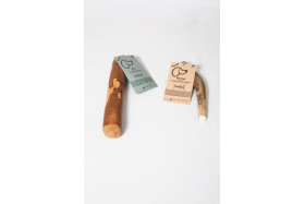Bois d'olivier et bois de cerf entier