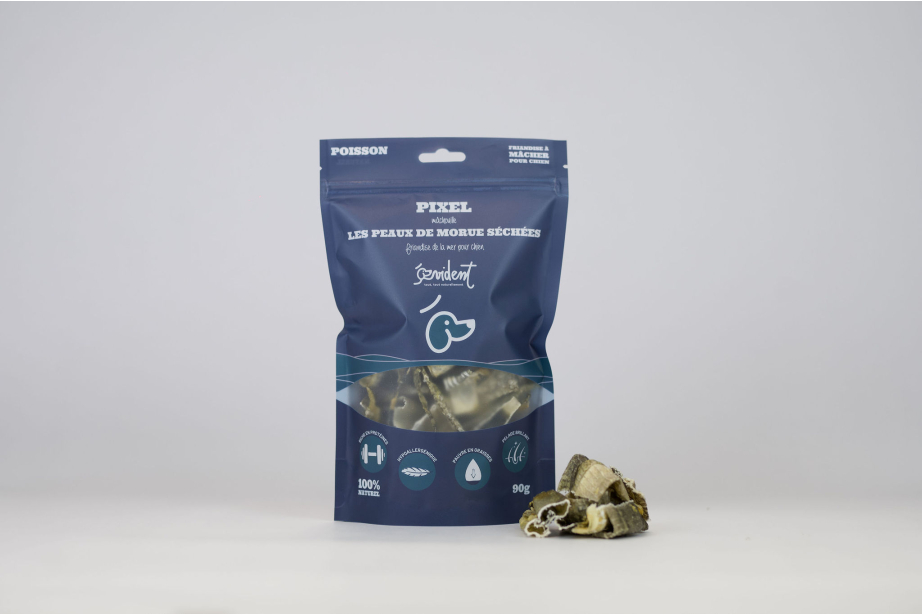 Peaux de poisson séchées