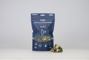 Peaux de poisson séchées