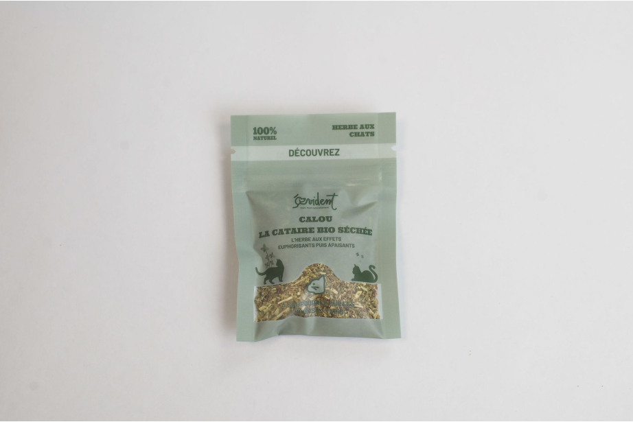 CALOU cataire, l'herbe aux chats naturelle euphorisante et apaisante pour chats