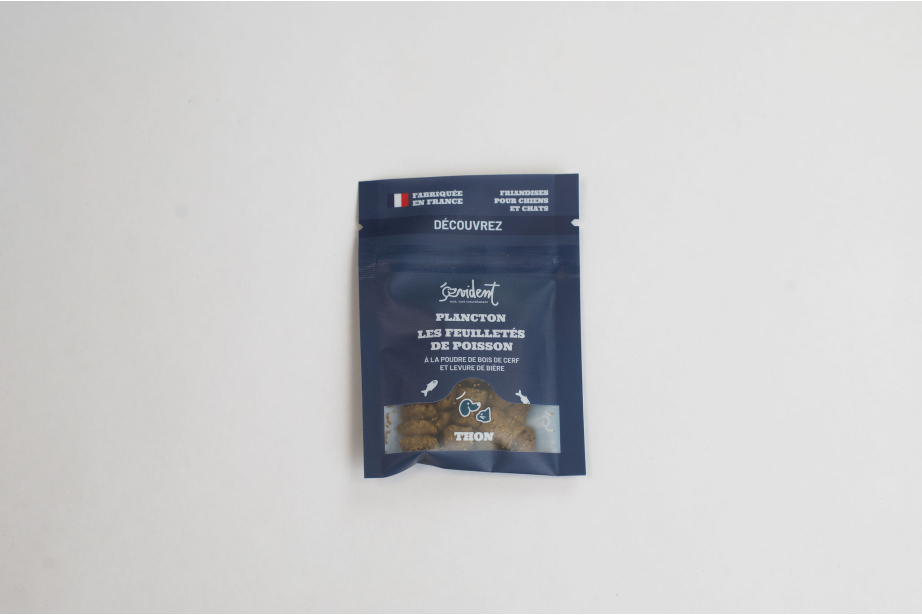 Échantillon PLANCTON friandise au thon et grill pour chats et chiens