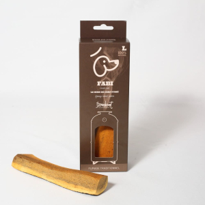 Bois de cerf biseauté et fumé au jambon