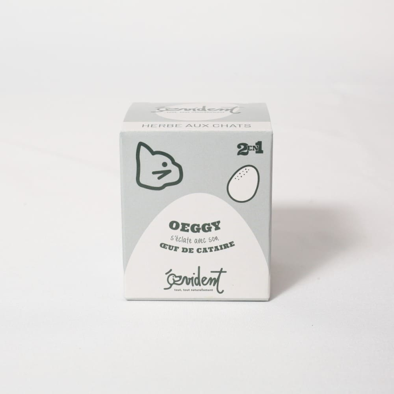 OEGGY - l'oeuf de cataire : herbe aux chats euphorisante
