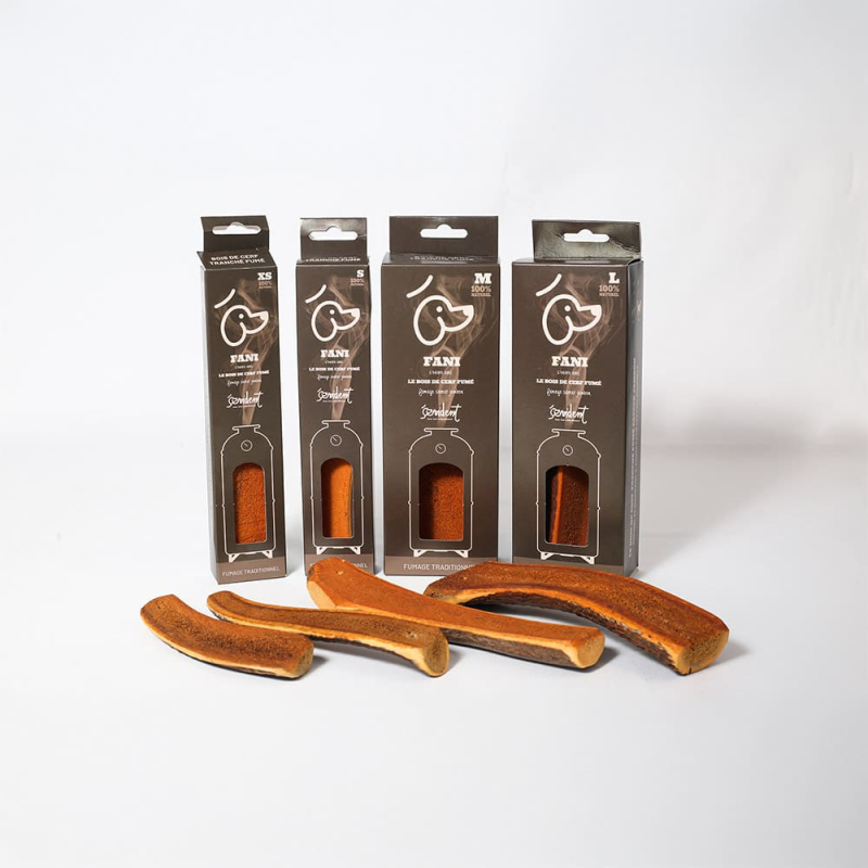 Le bois de cerf tranché et délicatement fumé au jambon fumé.