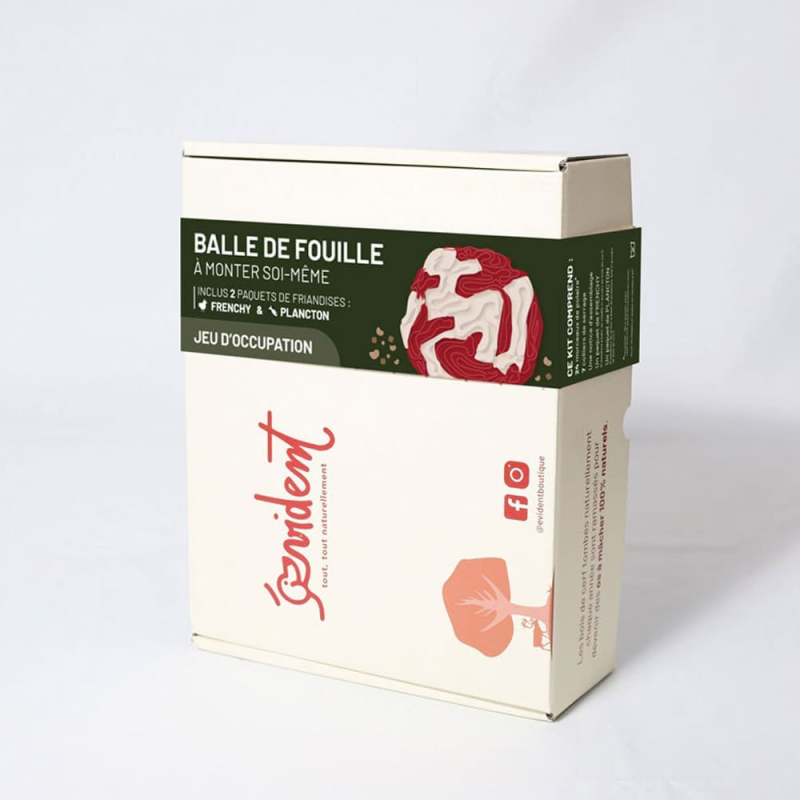 Jeu pour chien avec des friandises