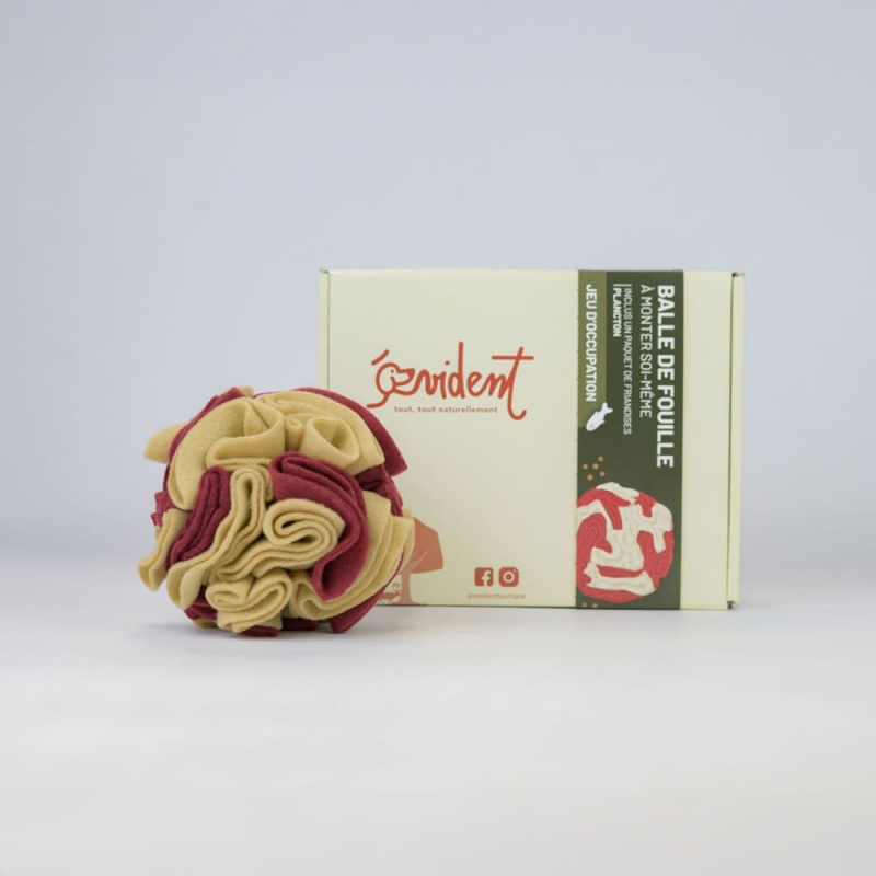 Jeu d'occupation pour chien. Faites lui travailler son flaire.