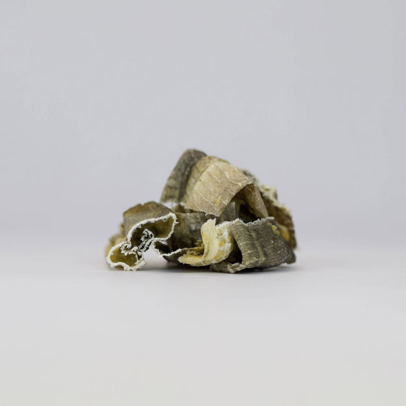 Riche en minéraux naturels comme le calcium et le phosphore, il contribue également à la santé osseuse de votre chien.