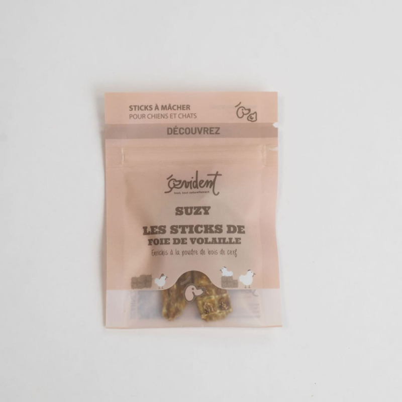 Enrichis à la poudre de cerf, gourmandes et appétentes.