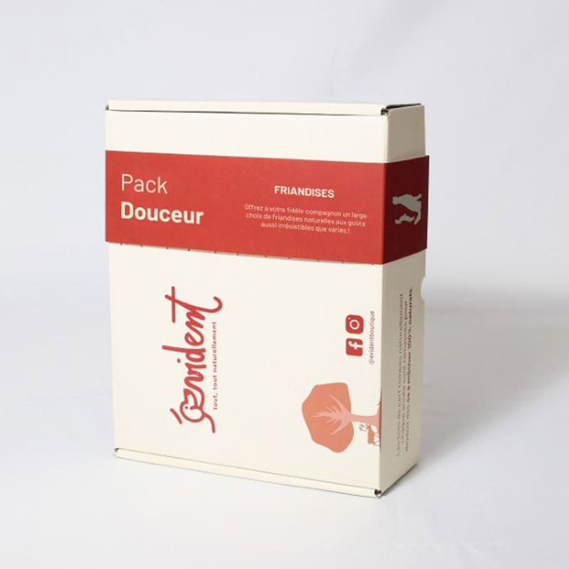 Pack douceur avec friandises pour chien