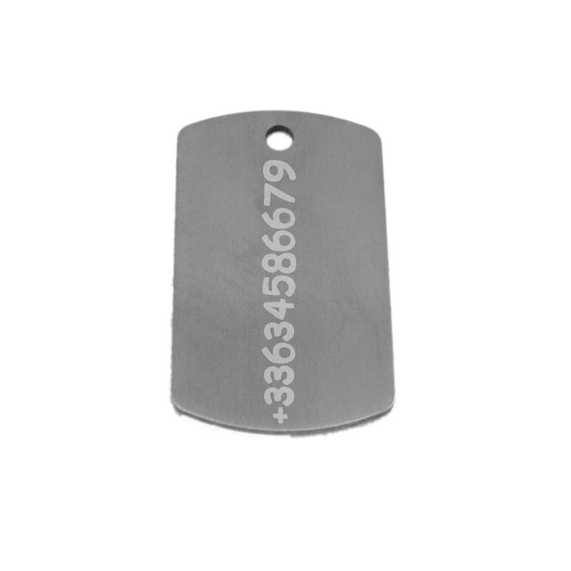 médaille plaque militaire  pour chien motif yorkshire