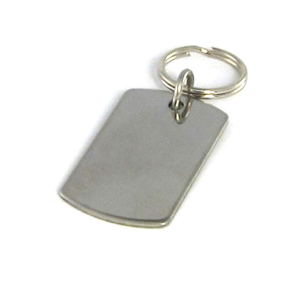 plaque militaire en acier inoxydable pour collier chien